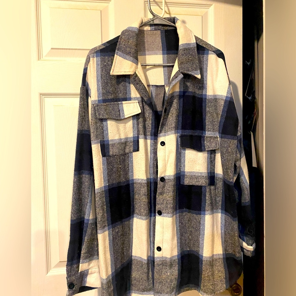 Flannel top size 1x